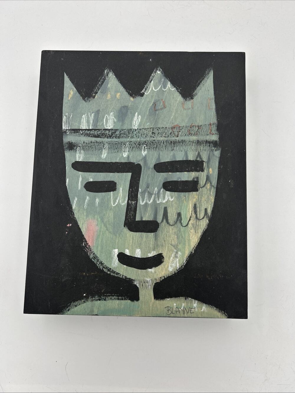 Blayne Beacham Macauley 2018 King Art Painted On Wood 10x8